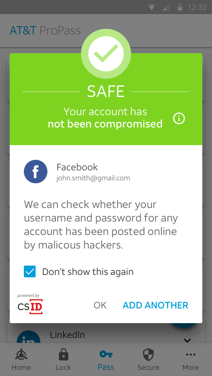 Android alert: your account has not been compromised